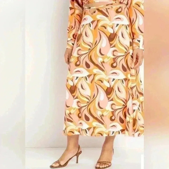 Eloquii Tie Waist Slip Skirt size 16 - Picture 3 of 3